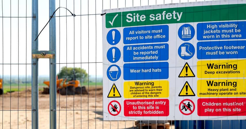 Site Safety mobile banner