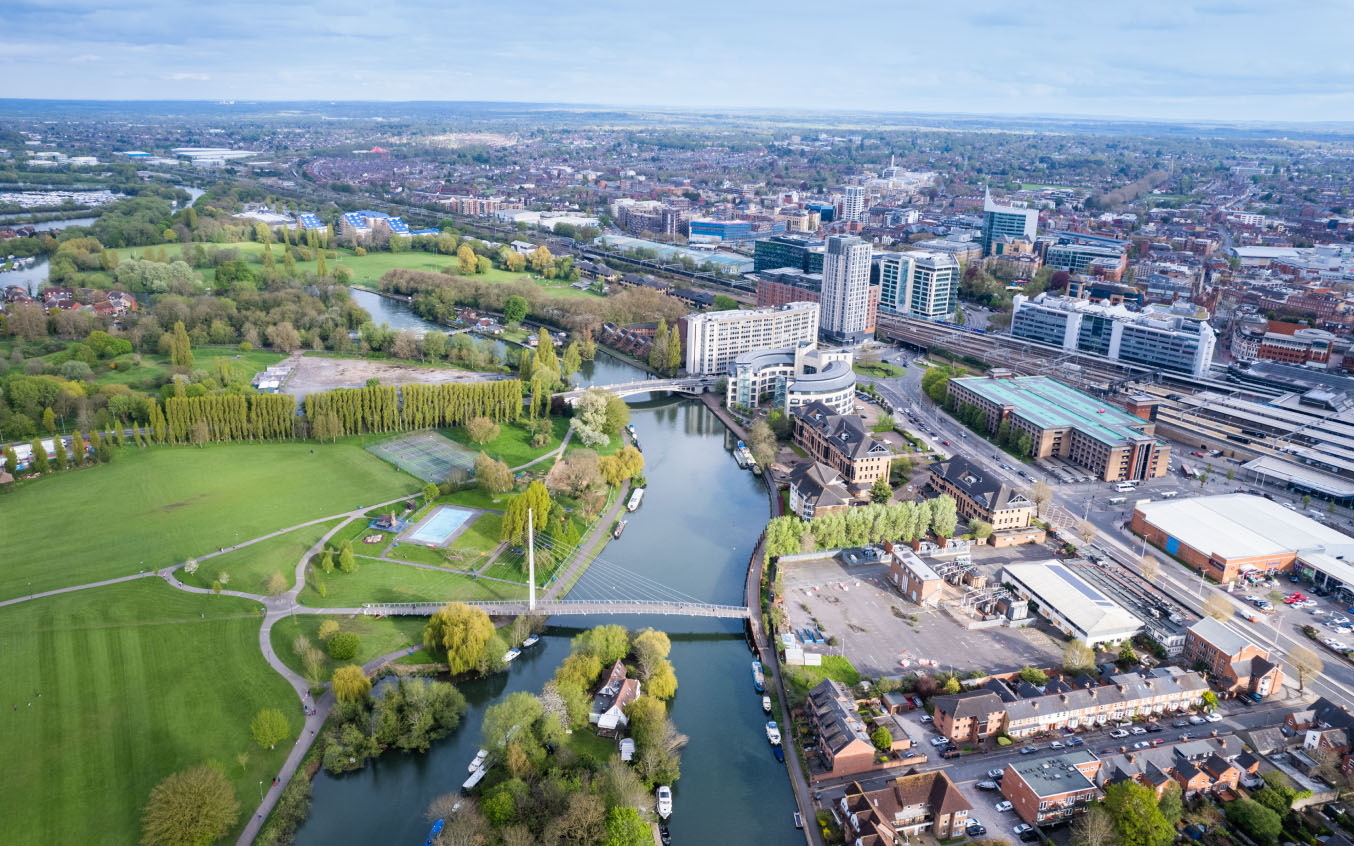Engineer at the top of a Telecoms tower